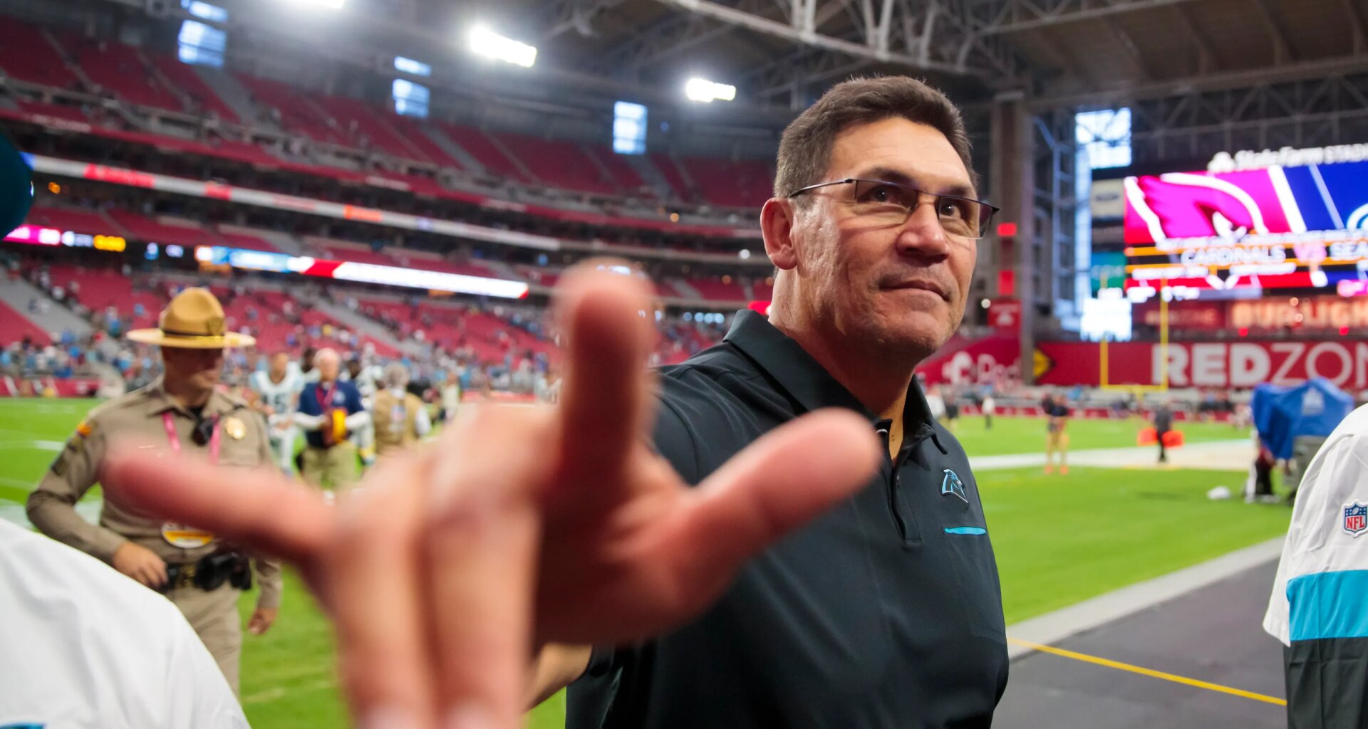 Ex-Panthers HC Ron Rivera interviews for current HC vacancy