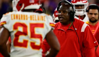 Chiefs OC Eric Bieniemy addresses improving Kansas City's running game