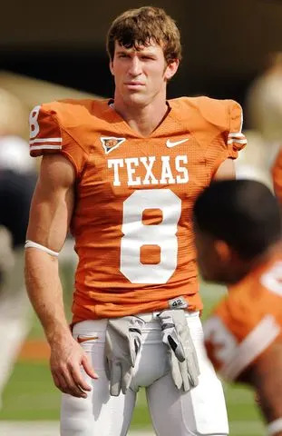 Brian Bahr/Getty Jordan Shipley playing with his team, the Texas Longhorns, in 2009