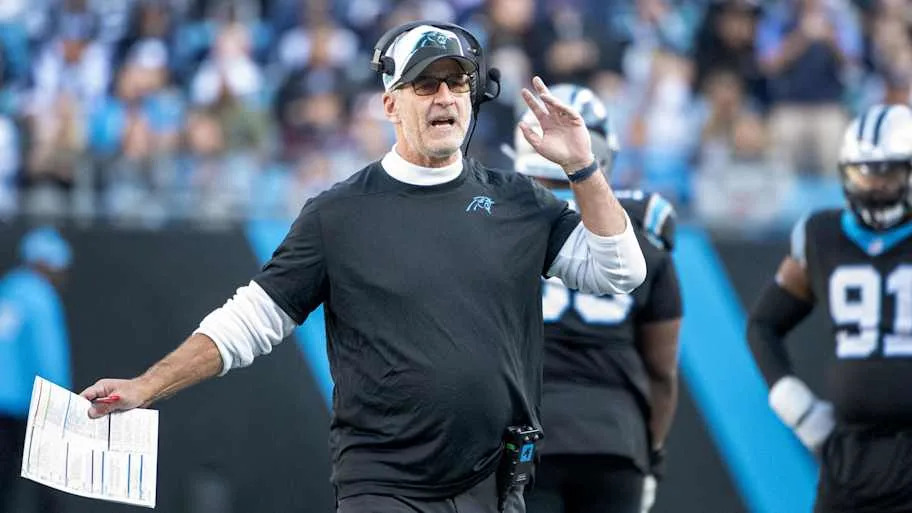 Carolina Panthers head coach Frank Reich