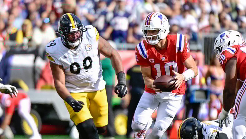 Pittsburgh Steelers New England Patriots Derrick Harmon