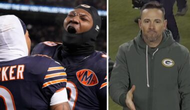 Los Angeles Rams defeat Carolina Panthers, Chicago Bears defeat Green Bay Packers, Matt LaFleur sacked calls, results, schedule