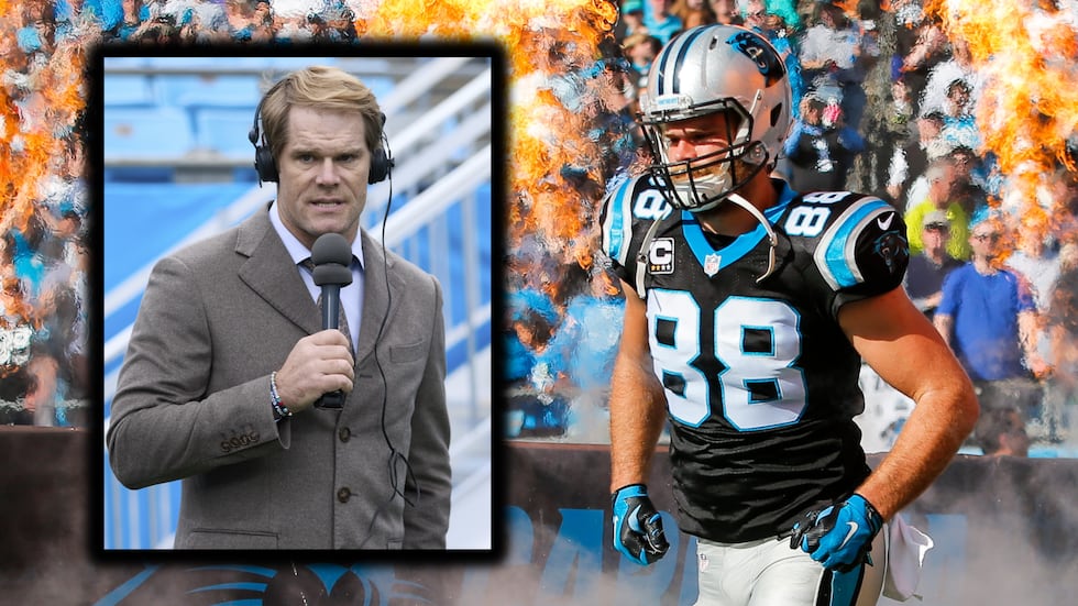 Legendary Panthers tight end Greg Olsen will be on the call for Saturday's Panthers-Rams...