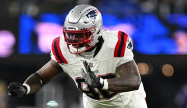 Patriots DL Christian Barmore reportedly facing domestic violence charge