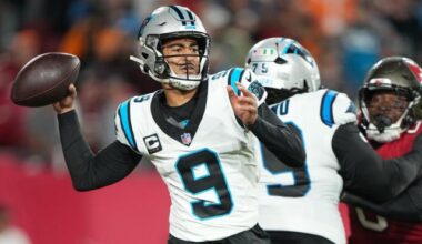 Carolina Panthers win NFC South, Coach Canales looks ahead to playoffs :: WRALSportsFan.com