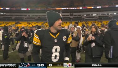 Analyst Implores Steelers To Re-Sign Aaron Rodgers: 'Proved He Can Still Sling It'