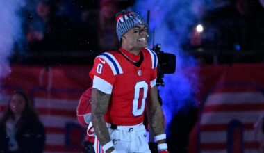 Christian Gonzalez Provides Brief Injury Update After Patriots Win