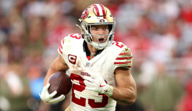 Christian McCaffrey can make NFL playoff history vs. Eagles – NBC Sports Bay Area & California