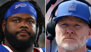 Buffalo Bills' Jordan Phillips Slams Coach Sean McDermott's Firing