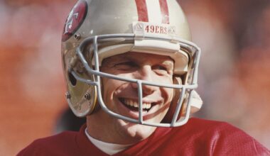 Joe Montana (pictured in 1993) is among the interview subjects in "Rise of the 49ers."