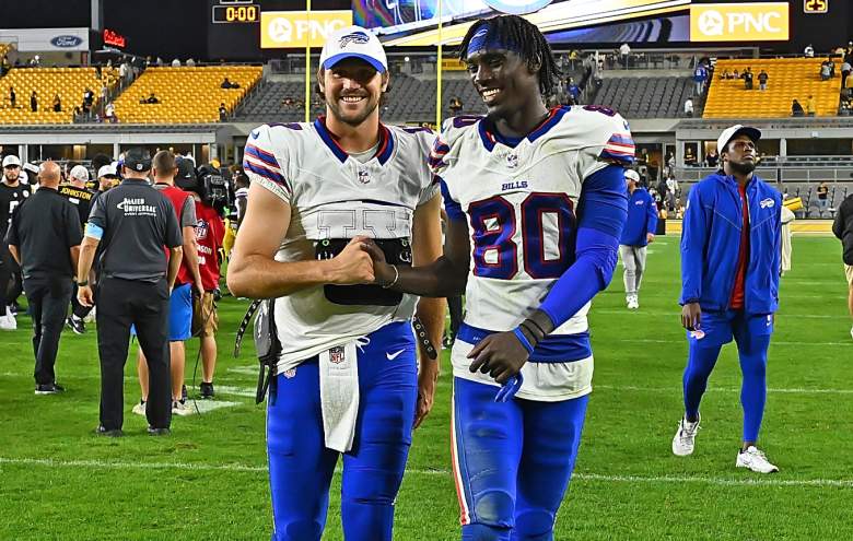Buffalo Bills QB Josh Allen and WR Tyrell Shavers