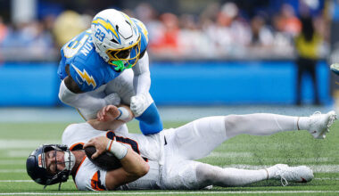 Charger takes shots at Broncos walking off field "they suck"