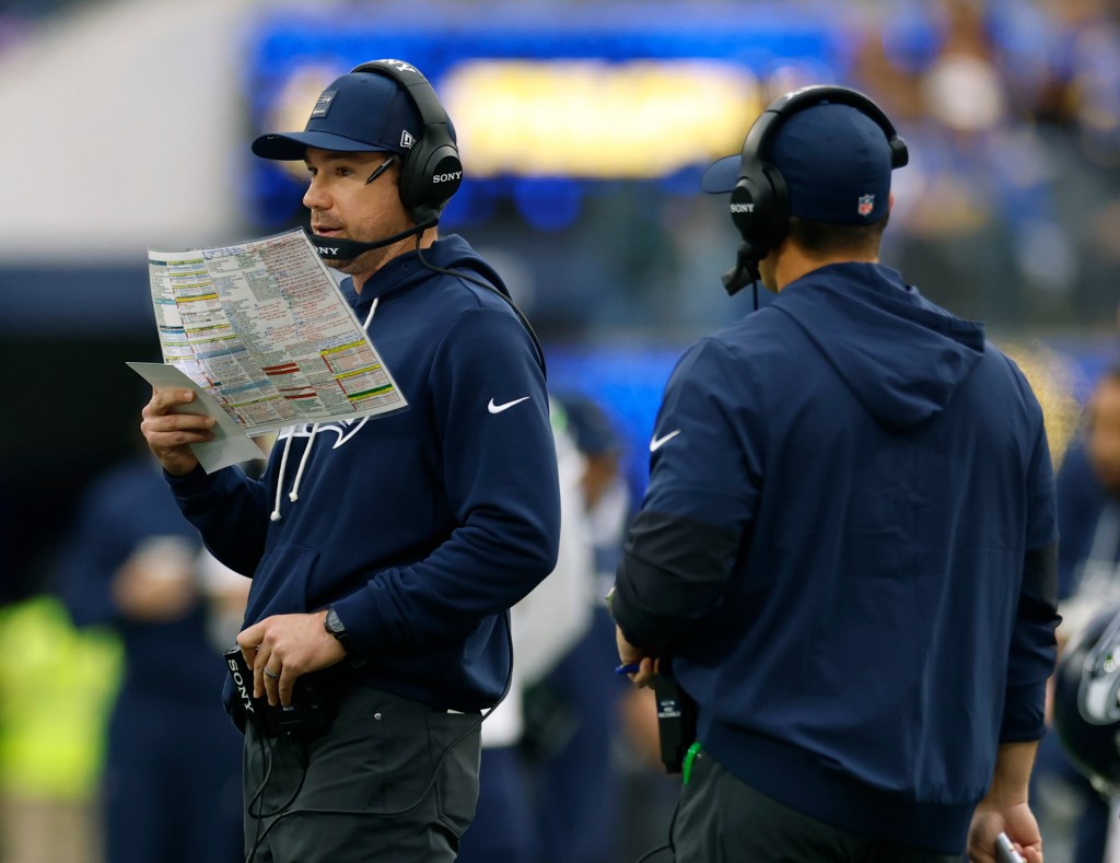 Klint Kubiak is the Seahawks' offensive coordinator.