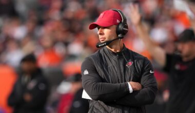 Cardinals coach Jonathan Gannon...