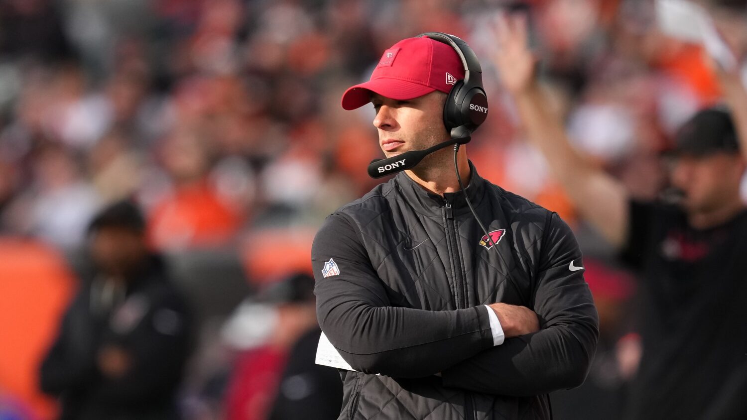 Cardinals coach Jonathan Gannon...