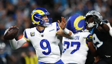 Matthew Stafford leads late TD drive as Rams beat Panthers, advance to NFC divisional round