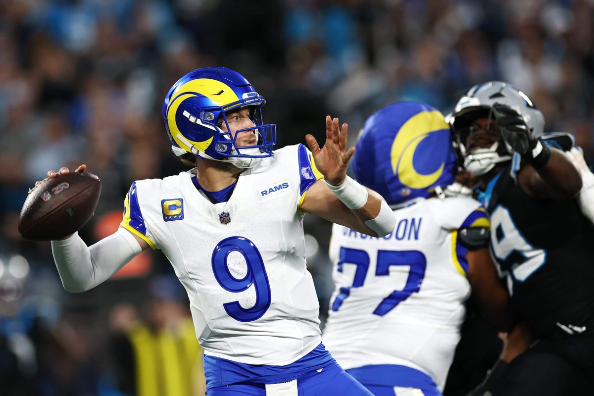 Matthew Stafford leads late TD drive as Rams beat Panthers, advance to NFC divisional round