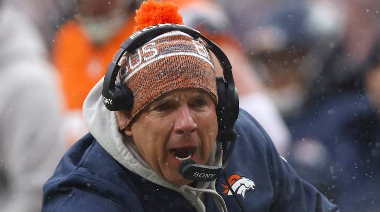 Denver Broncos coach Sean Payton during an NFL game.