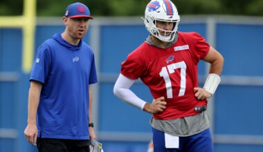 Joe Brady and Josh Allen