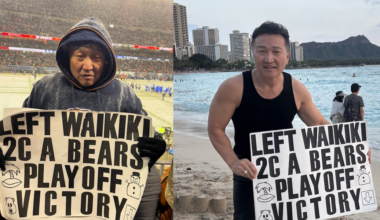 Freezing Hawaii football fan shares warm memories after going viral