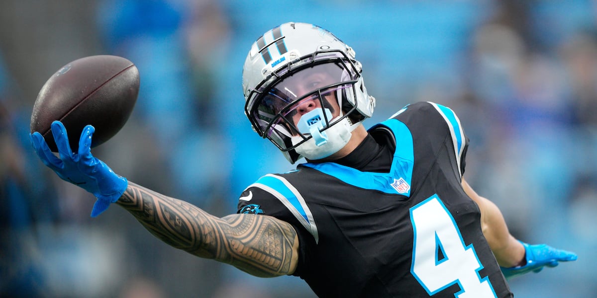 Panthers wide receiver named Pro Football Writers of America Rookie of the Year