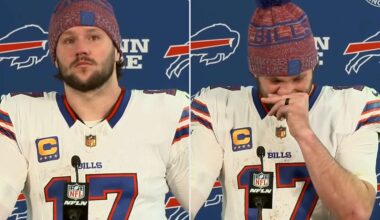 Josh Allen Breaks Down in Tears, Apologizes to Buffalo Bills After Game Loss: Video