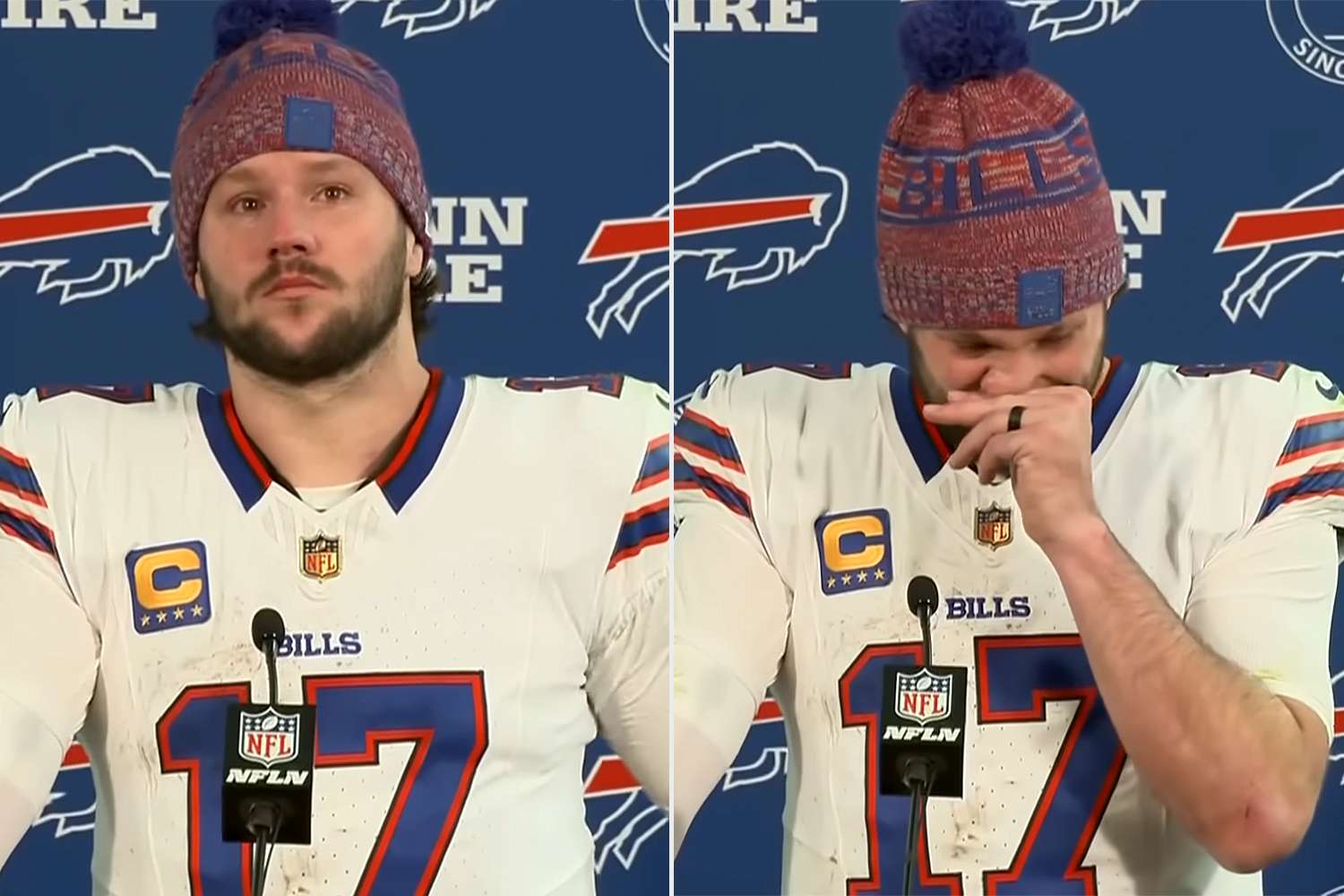 Josh Allen Breaks Down in Tears, Apologizes to Buffalo Bills After Game Loss: Video