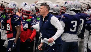 Patriots begin their rehearsals ahead of their trip to Santa Clara