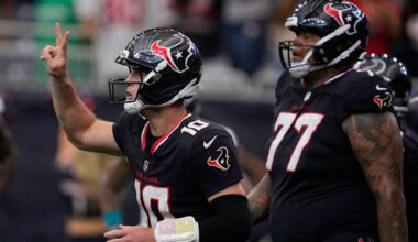 Texans backup Davis Mills didn’t travel with team for personal reasons, expected to make it to Pittsburgh independently