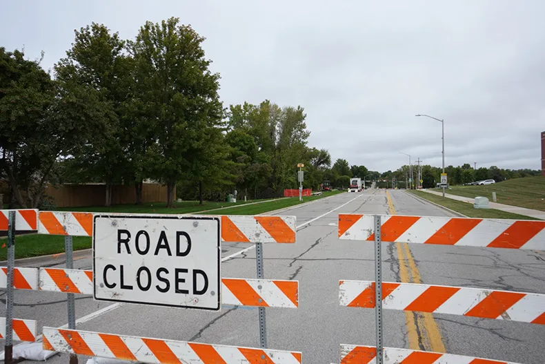 Part of Monticello Road near Mill Valley High, Monticello Trails Middle and Clear Creek Elementary is fully closed for a few weeks for construction.