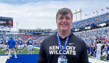 The seventh Mike the Tiger at his enclosure on LSU's campus, via LSU