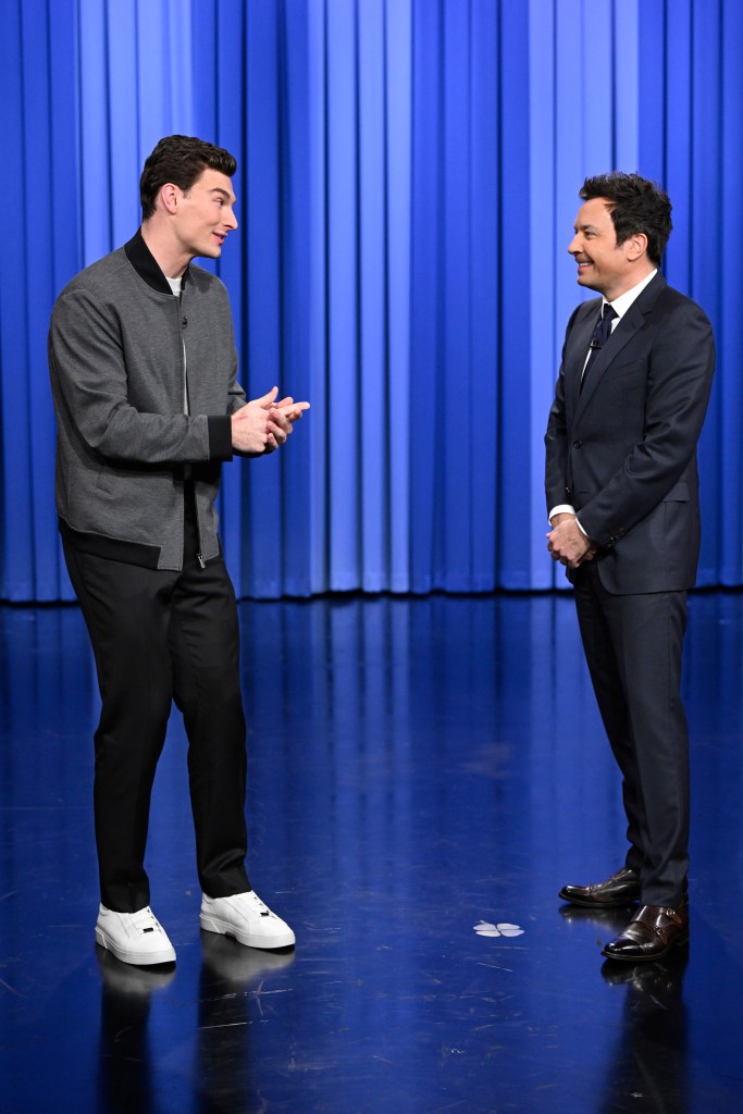 Hoosiers quarterback Fernando Mendoza appears on "The Tonight Show Starring Jimmy Fallon” on Thursday, Jan. 22, 2026.