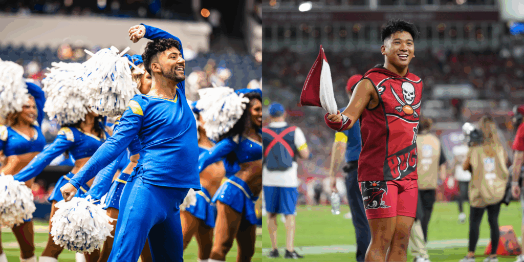 Two Male NFL Cheerleaders on Breaking New Ground in Dance