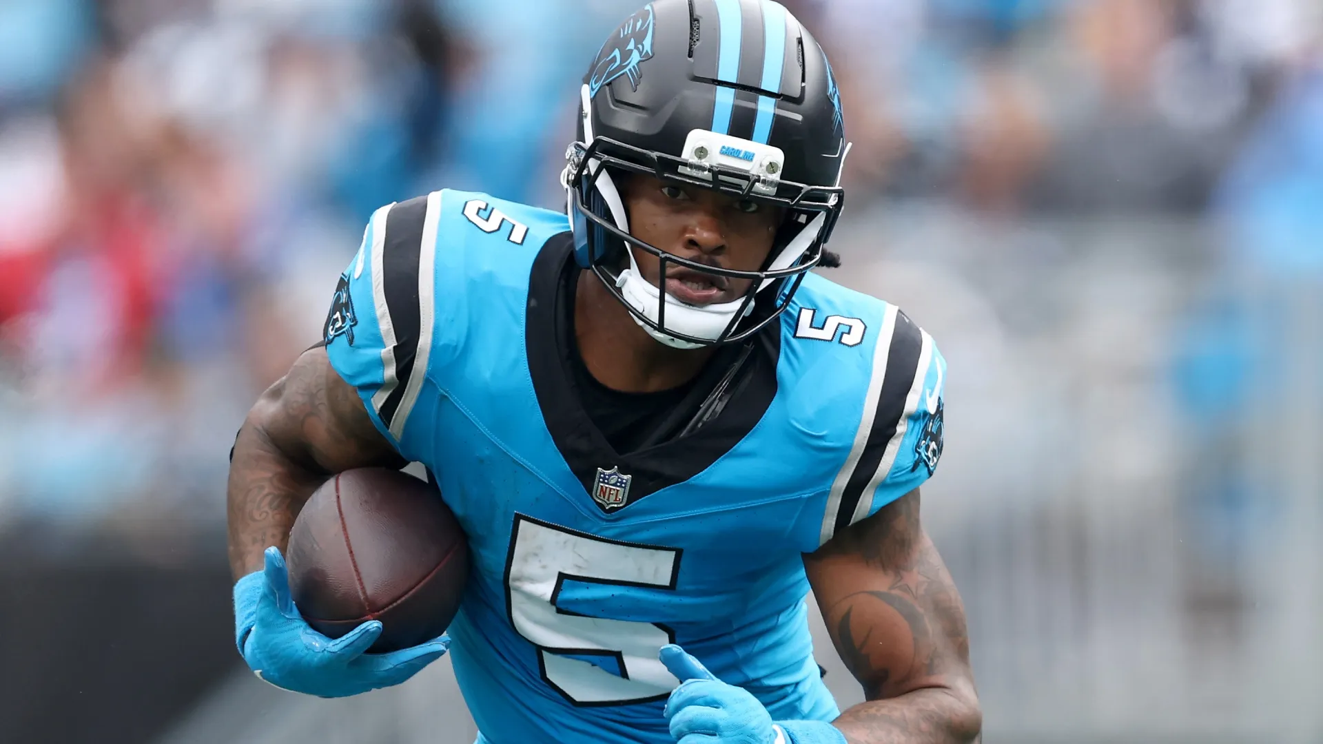 Rico Dowdle in 2025 (Source: Jared C. Tilton/Getty Images)