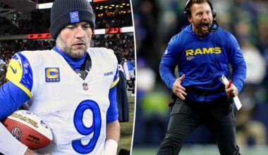 Rams must deal with contracts of Matt Stafford and Sean McVay