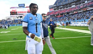 Rookie Cam Ward stabilizes Titans, who face Jaguars Sunday