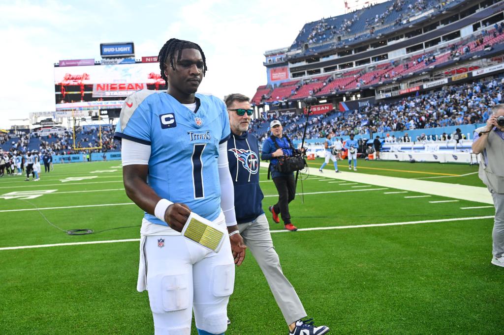 Rookie Cam Ward stabilizes Titans, who face Jaguars Sunday