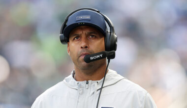 Seattle Seahawks defensive coordinator Aden Durde...