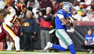 Seattle Seahawks Elijah Arroyo touchdown Washington Commanders 2025...