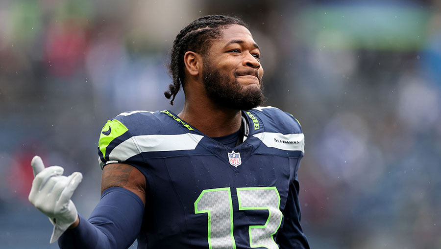 Seattle Seahawks LB Ernest Jones IV...