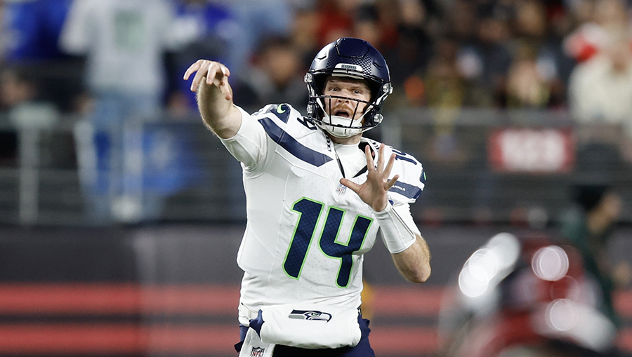 Seattle Seahawks Sam Darnold...