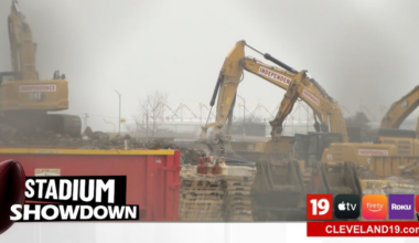 What impact will a new stadium have on Brook Park traffic?