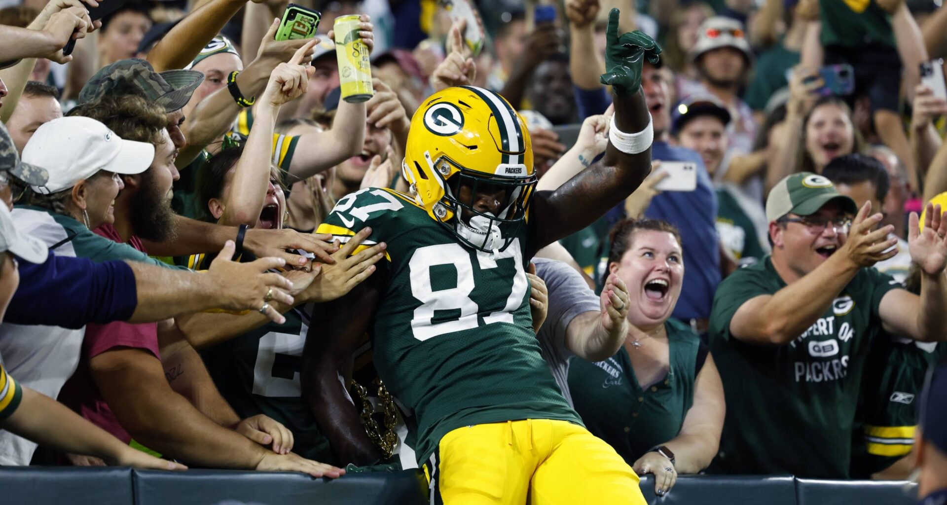 Romeo Doubs Clearly Knows the Writing Is On the Wall