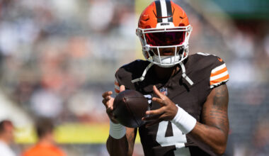 Browns' Deshaun Watson Could Compete For QB1 Role In 2026
