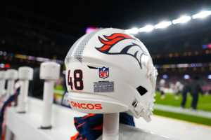 Broncos helmet