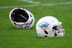 Dolphins helmet