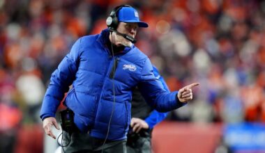 Bills’ Sean McDermott frustrated with overtime interception: ‘That’s a catch all the way’