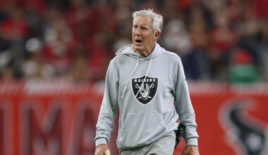 Seattle Seahawks Pete Carroll Las Vegas Raiders...