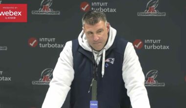 Mike Vrabel offers blunt, brutal response to Darrell Taylor question