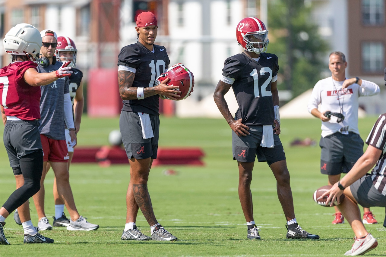 Keelon Russell, Austin Mack quarterback competition to begin for Alabama football ahead of 2026